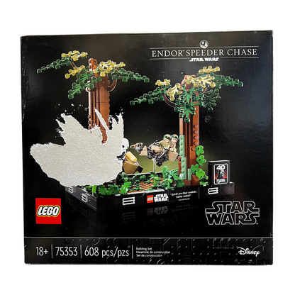 LEGO - Star Wars Endor Speeder Chase Diorama 75353 *Damaged Box*