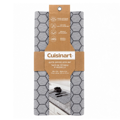 CUISINART – Tapis de séchage pour vaisselle Gris | CUISINART - Quick drying dish mat grey