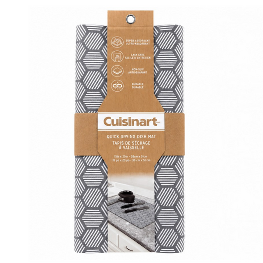 CUISINART – Tapis de séchage pour vaisselle Gris | CUISINART - Quick drying dish mat grey