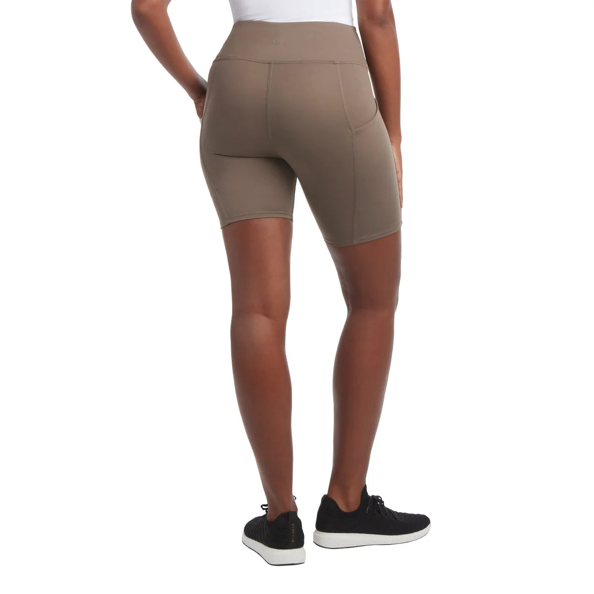 DANSKIN - Cuissard d'Entrainement pour Femme-women's-bike-short-costco-1872377-brun-brown-3