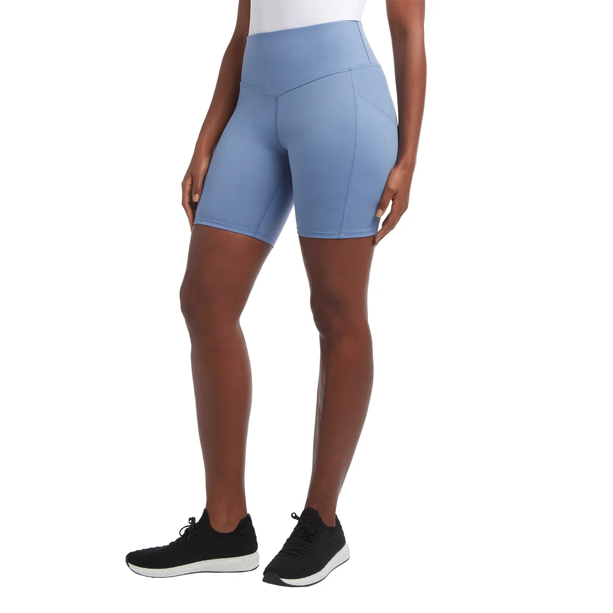DANSKIN - Cuissard d'Entrainement pour Femme-women's-bike-short-costco-1872377-bleu-blue-2