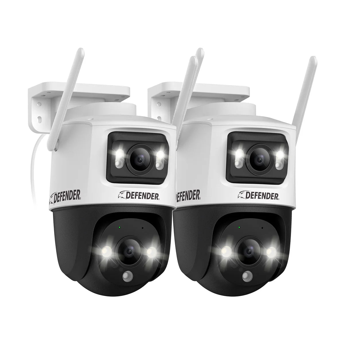 DEFENDER - Ensemble de 2 Caméras de Sécurité Guard Pro 3K+-ia-ai-security-cameras-pack-set-costco-1858671-ip10mdcb2-64