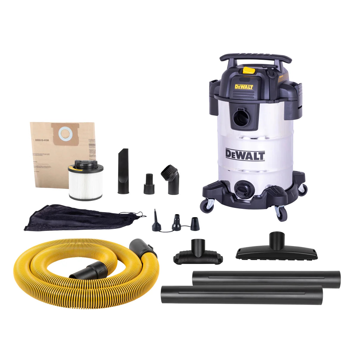 DEWALT - Aspirateur Humide/Sec en Acier Inoxydable de 30 L (8 Gal)-stainless-steel-wet-dry-vacuum-costco-1671616