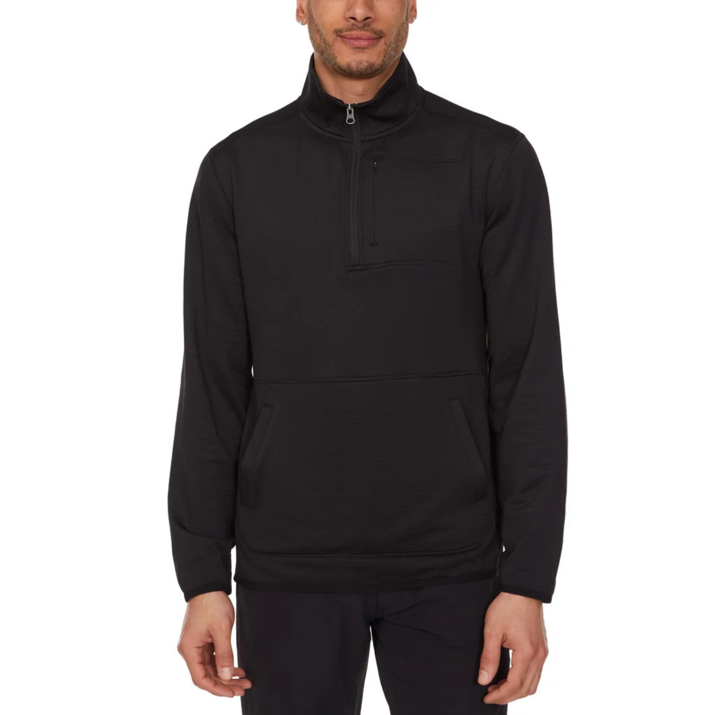 MERRELL - Chandail à Fermeture à Glissière un Quart pour Homme-Mens-1/4-Zip-Fleece-Sweater-Noir-Black-1926590-1962342