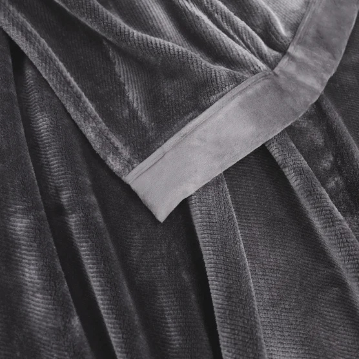 KIRKLAND - Couverture Douce Signature-plush-blanket-Gris-Grey-1796311-1729085