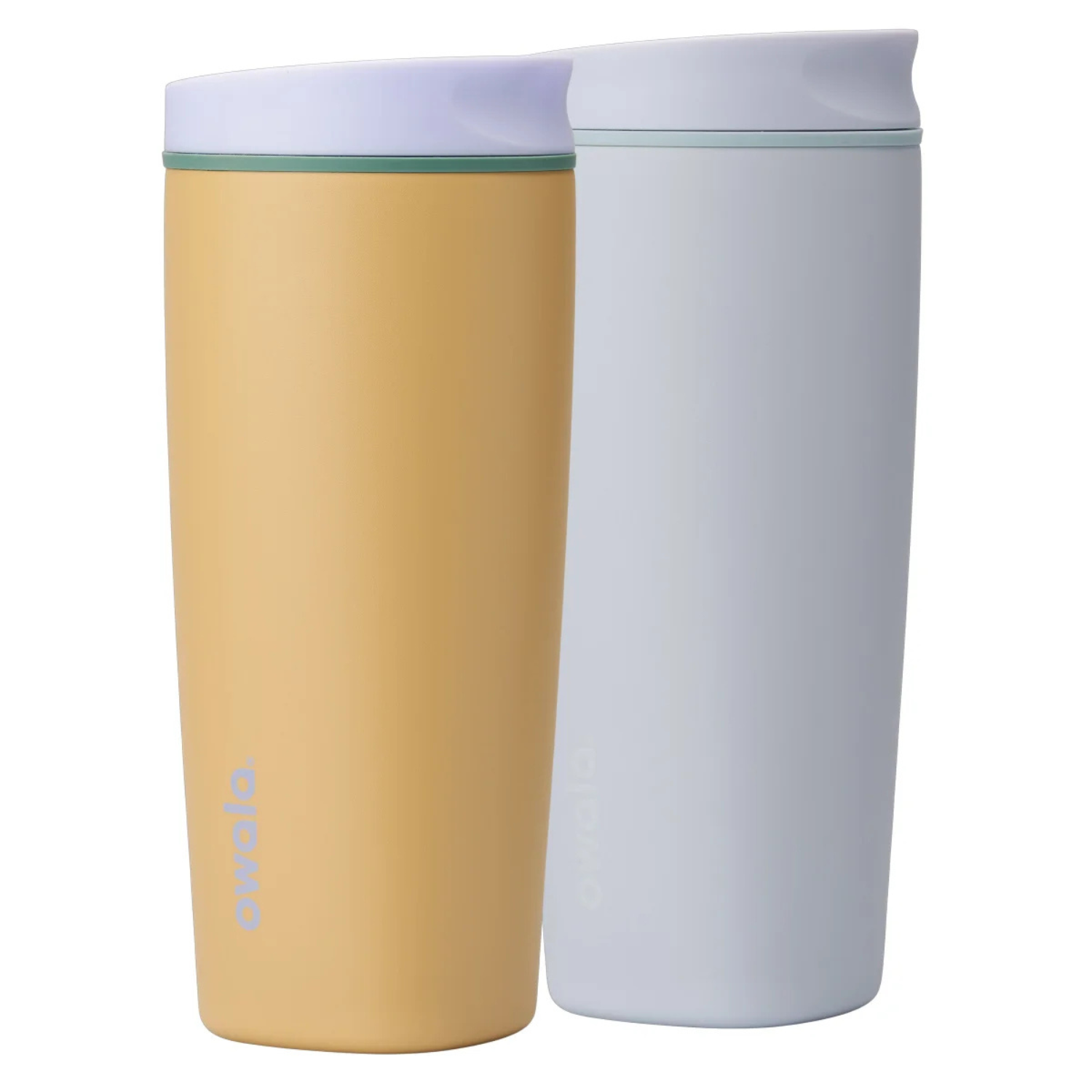 OWALA - Ensemble de 2 Tasses de Voyage SmoothSip de 590 ml-pack-travel-mugs-Jaune-Mauve-Yellow-Purple-2429409-1970053
