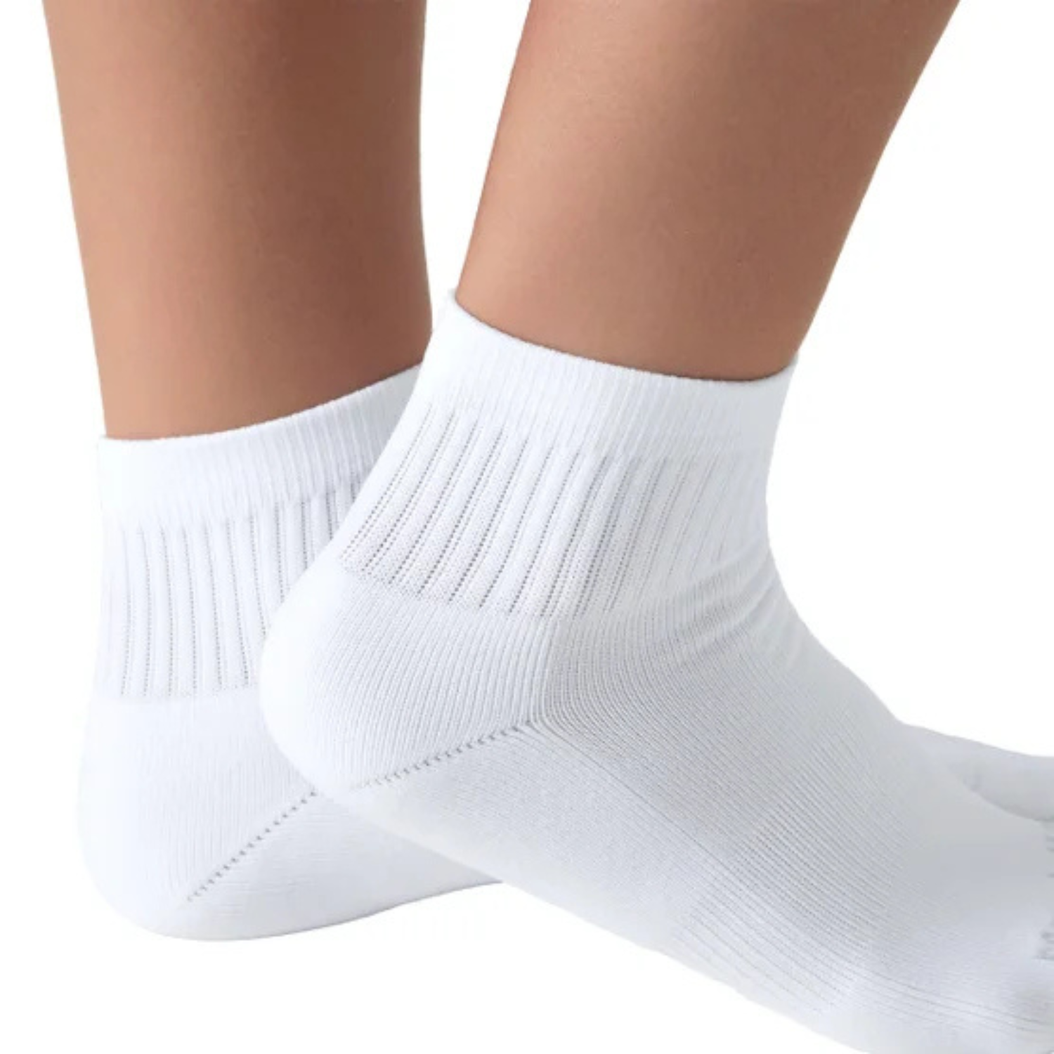 MONDETTA - Chaussettes de Sport pour Femme-Womens-Cushioned-Sport-Sock-10-Pair-Blanc-1951027-1954262