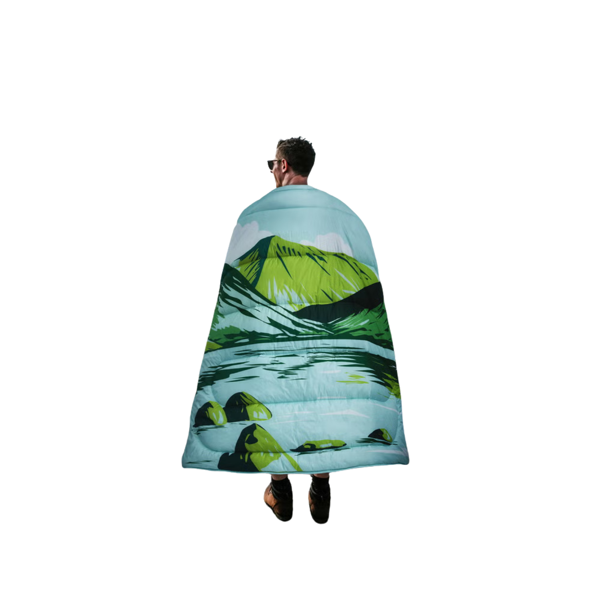 BELOW ZERO - Couverture d'Extérieur à Porter 2 en 1 - BELOW ZERO – 2-in-1 Wearable Outdoor Blanket