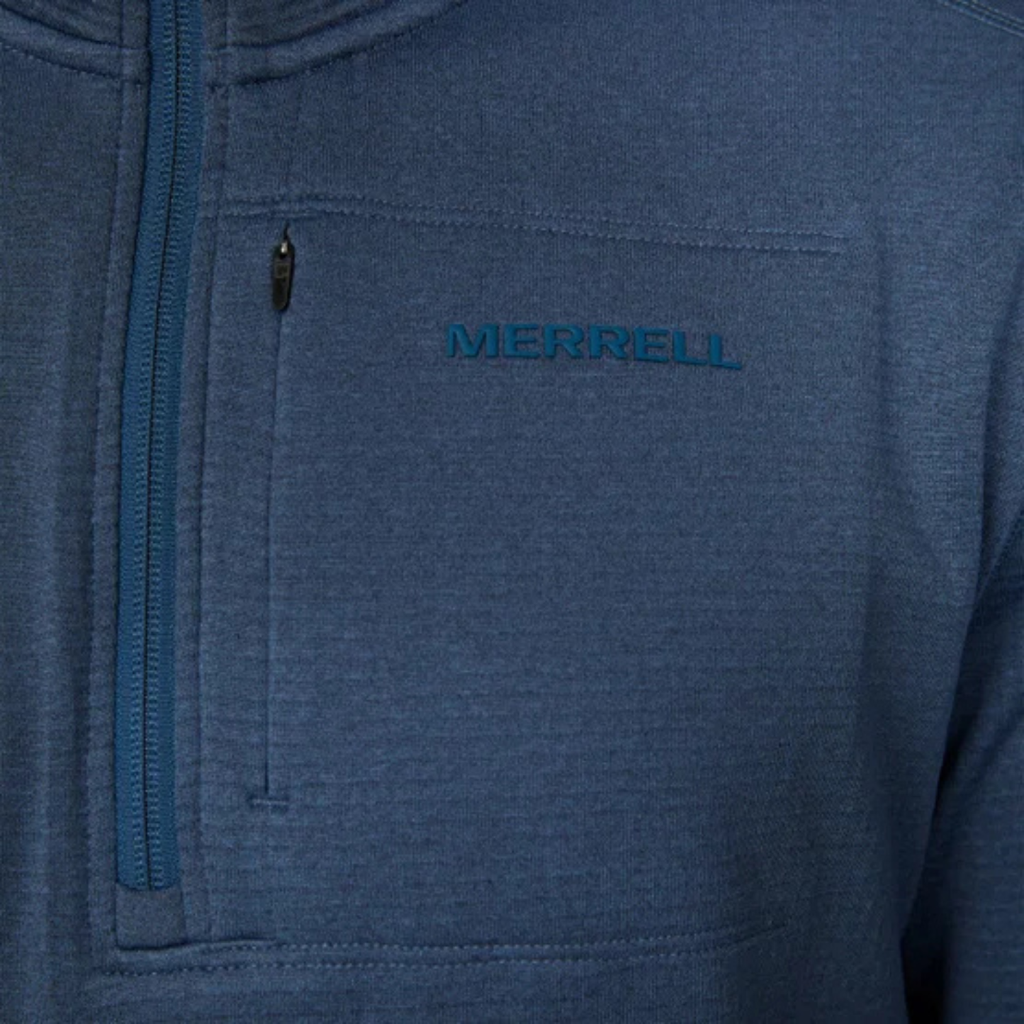 MERRELL - Chandail à Fermeture à Glissière un Quart pour Homme-Mens-1/4-Zip-Fleece-Sweater-Bleu-Blue-1926590-1962346