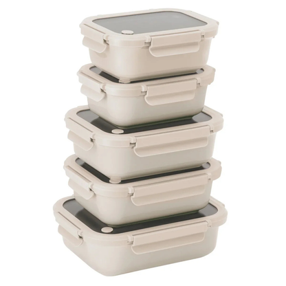 SAFDIE & CO. INC - Ensemble de Rangement en Céramique pour Aliments, 10 Pièces-ceramic-food-storage-set-pieces-costco-1796147-crème-cream