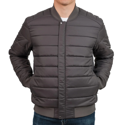 UNITED COLORS OF BENETTON - Blouson Réversible pour Homme-Mens-Reversible-Jacket-Gris-Grey-9551500