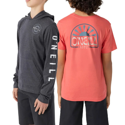 O'NEILL - Ensemble de 2 Chandails pour Garçon-Boys-t-shirt-and-hoodie-set-Orange-Gris-Grey-2001717-1916550