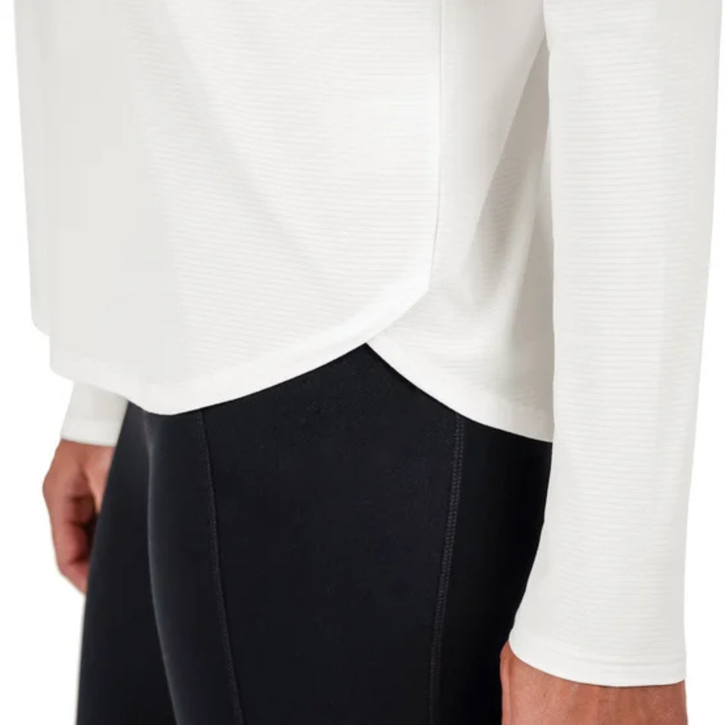 TUFF ATHLETICS - Chandail de Sport pour Femme-Womens-Long-Sleeve-Active-Top-Blanc-White-1934880- 1962843