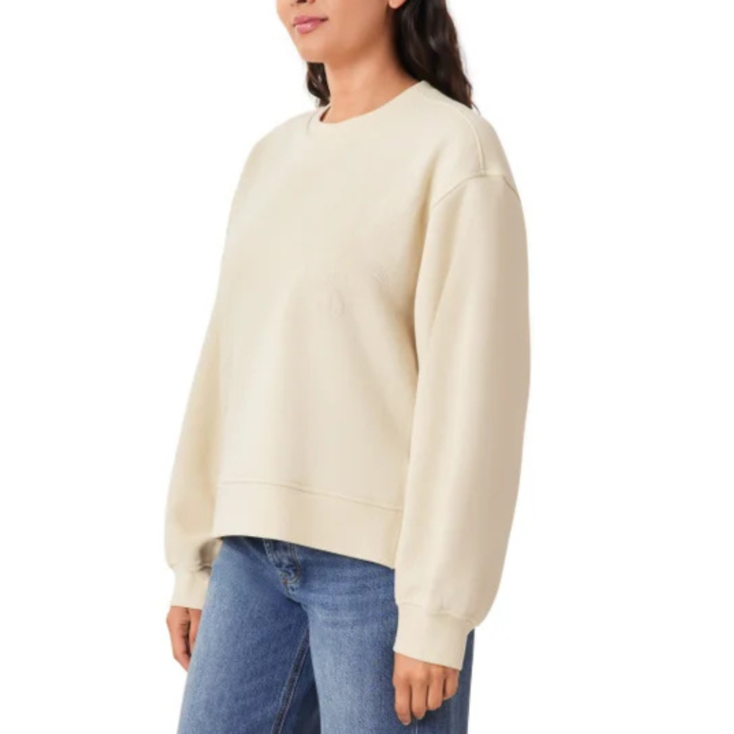 SCOTCH & SODA - Chandail à Col Rond pour Femme-Womens-Crewneck-Sweater-Crème-Cream-1961337-1970924