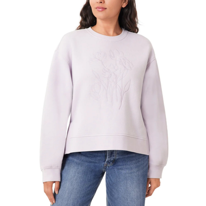 SCOTCH & SODA - Chandail à Col Rond pour Femme-Womens-Crewneck-Sweater-Mauve-Lilas-Purple-Lilac-1961337-1970923