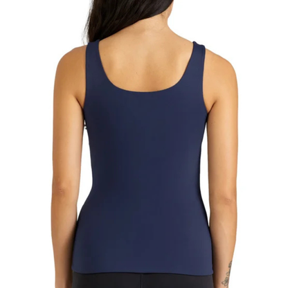 FRANK AND OAK - Paquet de 2 Camisoles Galbantes pour Femme-Womens-Smoothing-Contour-Tank-2-Pack-Beige-Marine-Tan-Navy-3966509-1963791