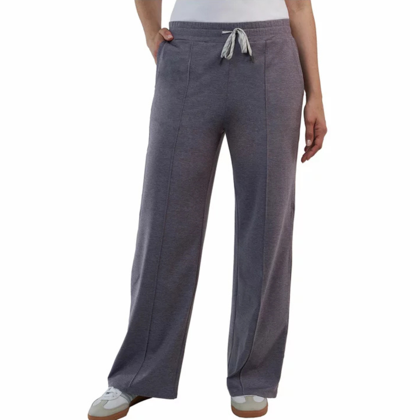 KIRKLAND SIGNATURE - Pantalon Léger Nervuré pour Femme-WOMEN'S-PINTUCK-LOUNGE-PANT-COSTCO-1711741-mauve-purple