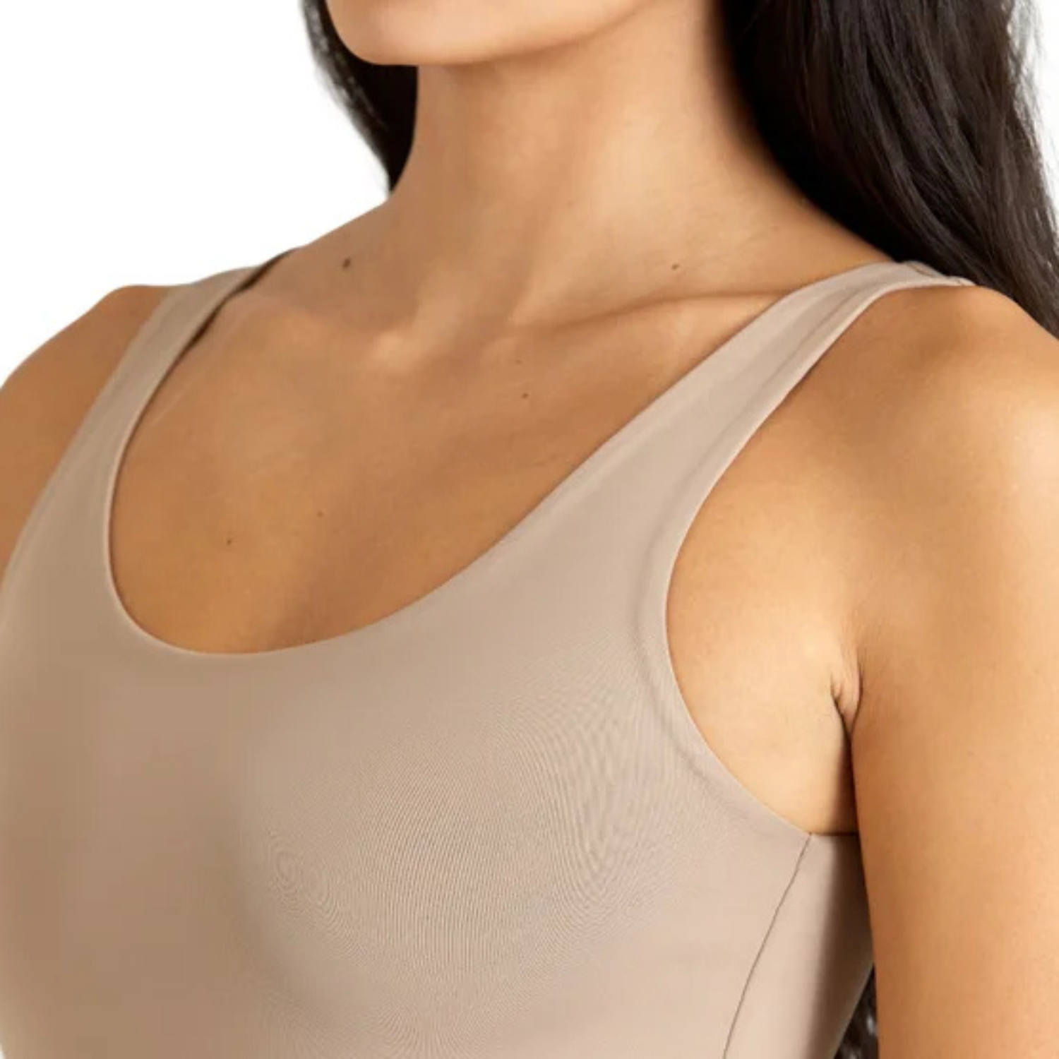 FRANK AND OAK - Paquet de 2 Camisoles Galbantes pour Femme-Womens-Smoothing-Contour-Tank-2-Pack-Beige-Marine-Tan-Navy-3966509-1963791