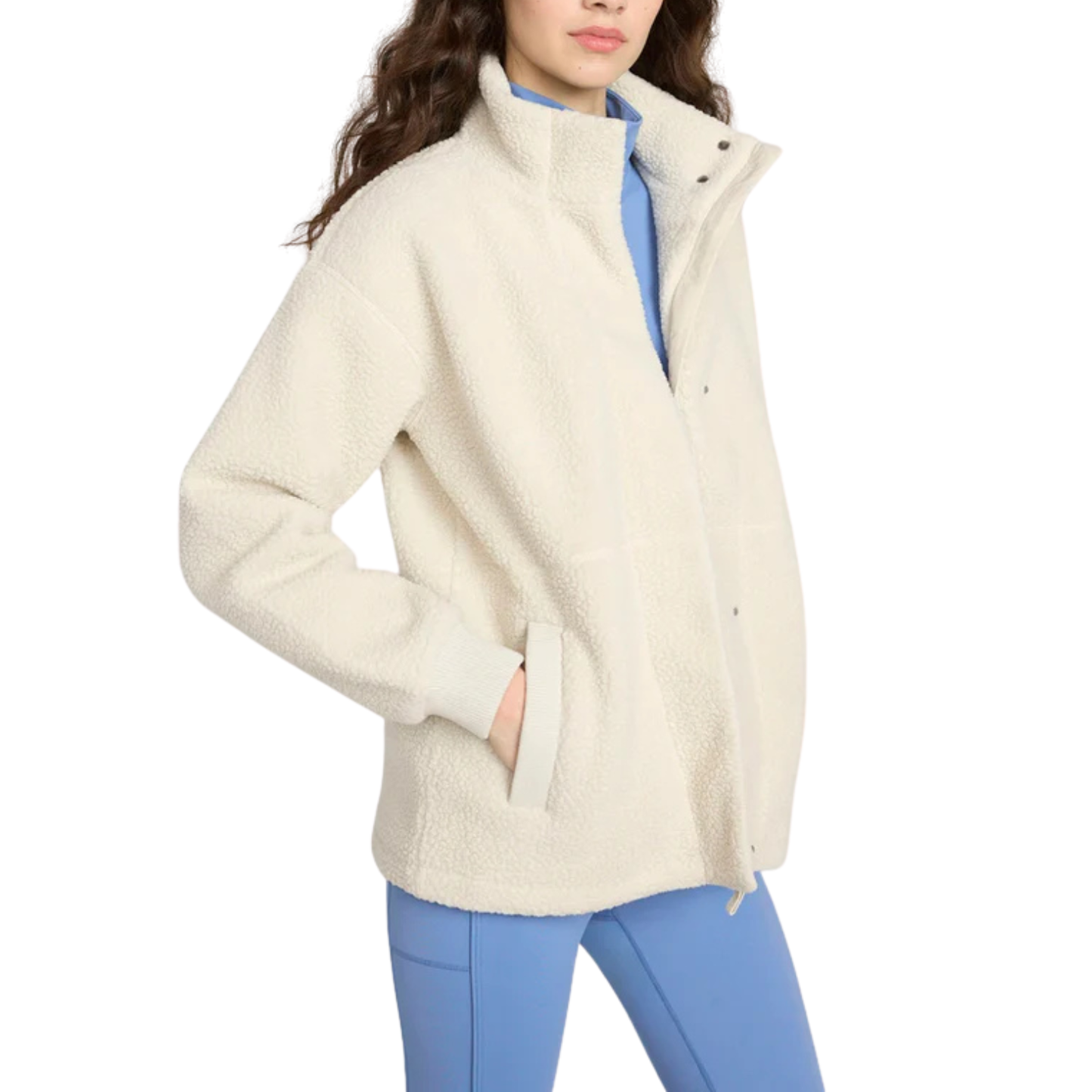 MONDETTA - Veste en Sherpa pour Femme-Womens-Sherpa-Jacket-Crème-Cream-1952362-1936815