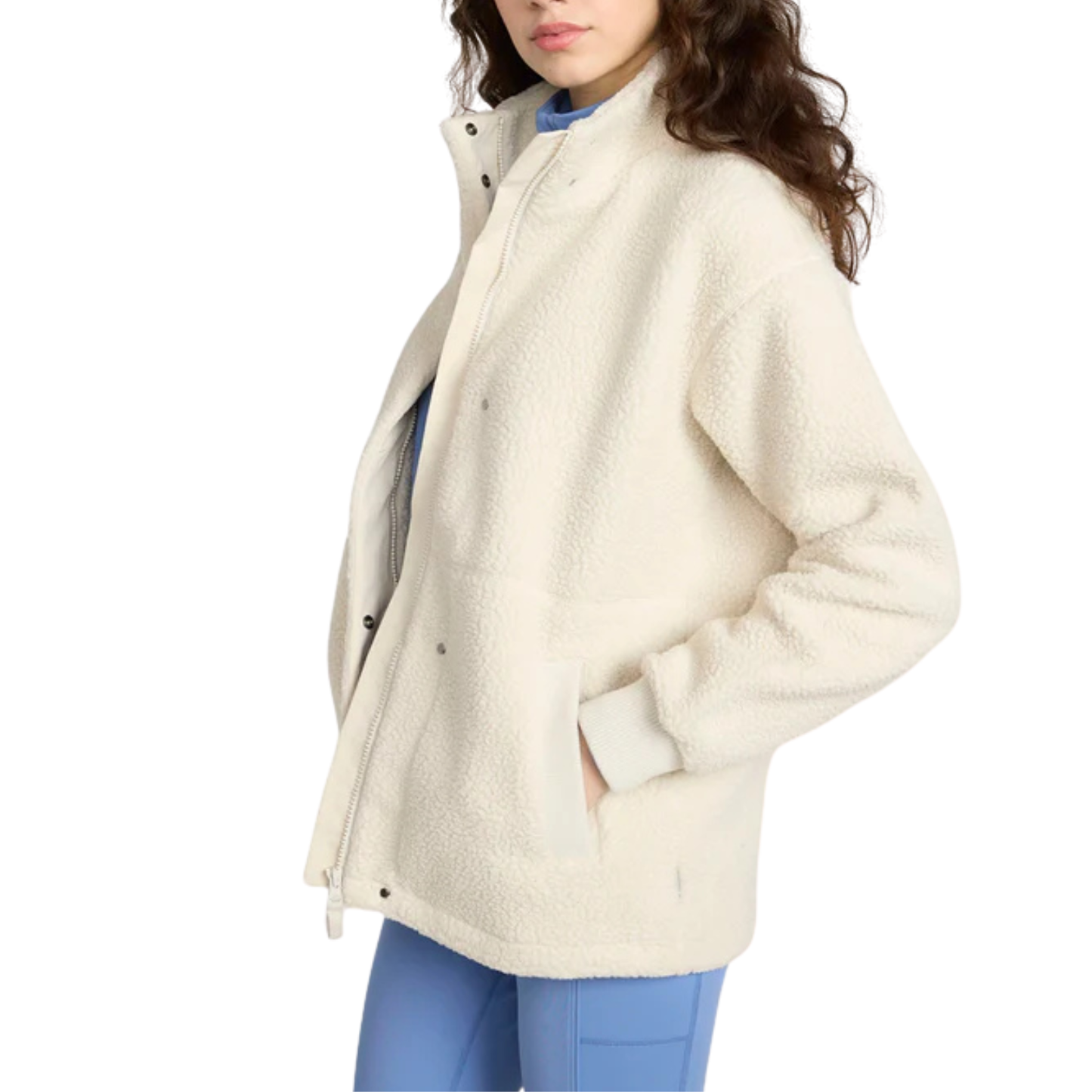 MONDETTA - Veste en Sherpa pour Femme-Womens-Sherpa-Jacket-Crème-Cream-1952362-1936815