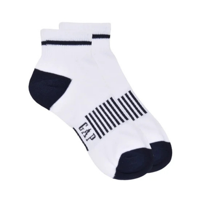 GAP KIDS - Paquet de 10 Paires de Socquettes en coton pour Garçon-Boys-Cotton-Quarter-Socks-10-Pair-Bleu-Blanc-Blue-White-1925867- 1959131