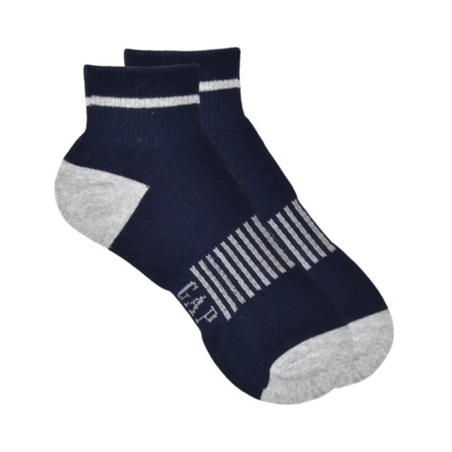 GAP KIDS - Paquet de 10 Paires de Socquettes en coton pour Garçon-Boys-Cotton-Quarter-Socks-10-Pair-Bleu-Blanc-Blue-White-1925867- 1959131