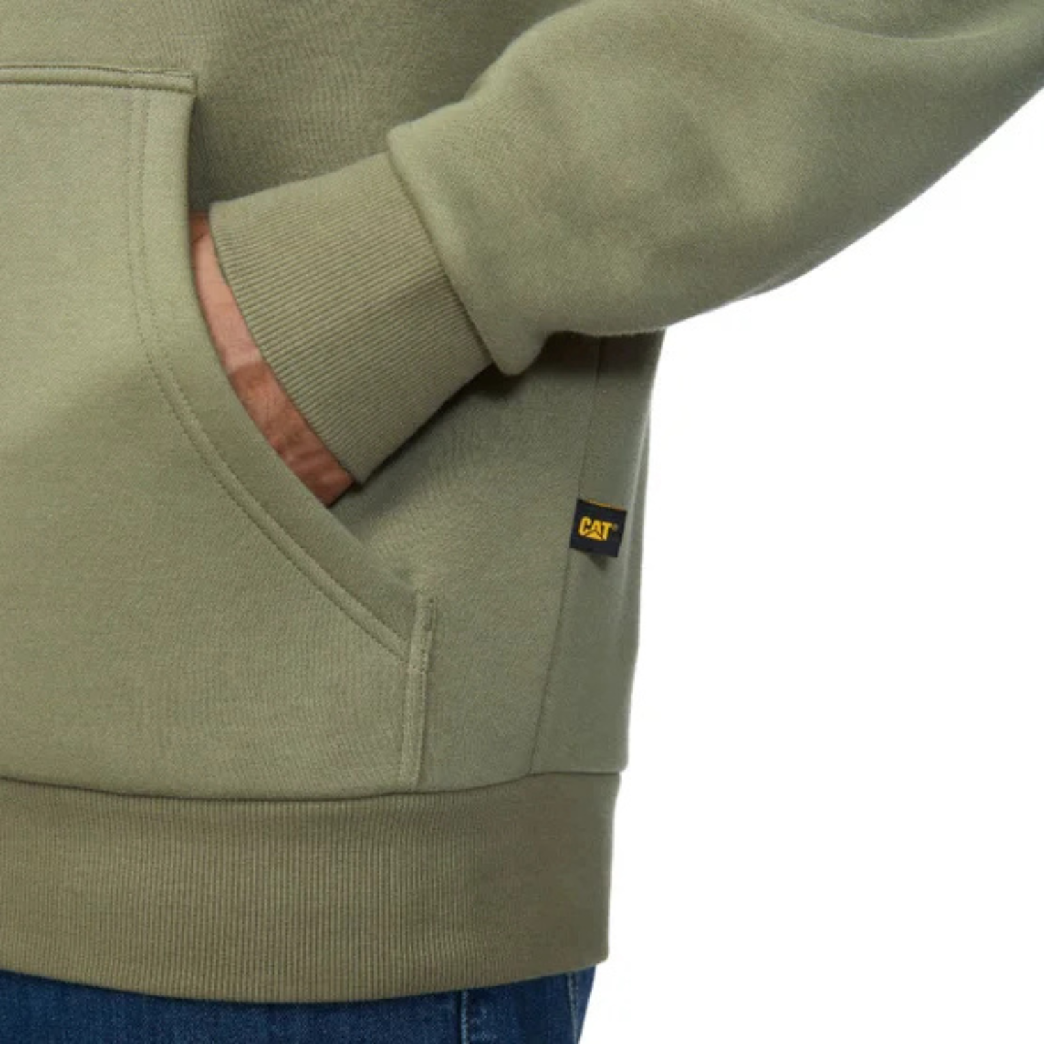 CAT - Veste à Fermeture à Glissière pour Homme-Mens-Full-Zip-Hoodie-Vert-Green-1974265-1969220