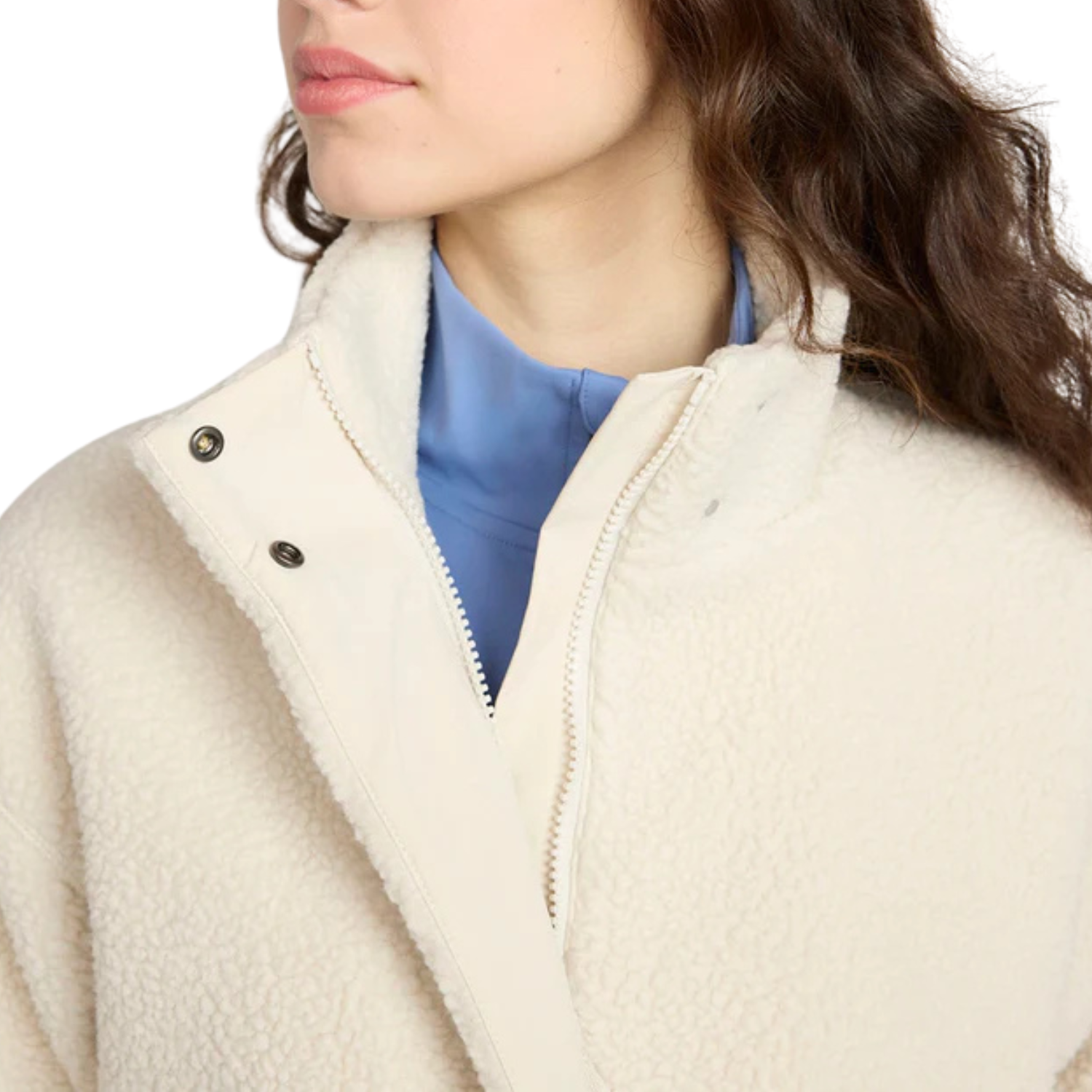 MONDETTA - Veste en Sherpa pour Femme-Womens-Sherpa-Jacket-Crème-Cream-1952362-1936815