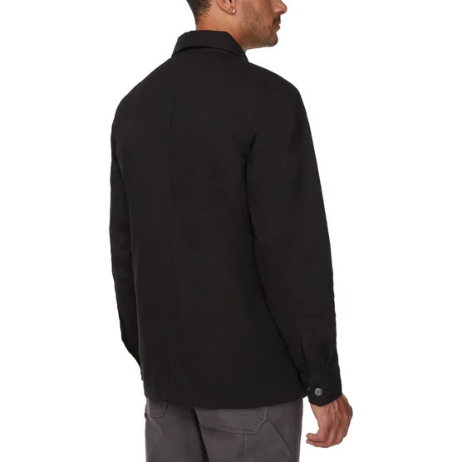 CAT - Chemise Doublée en Molleton pour Homme-Mens-Fleece-Lined-Shirt-Noir-Black-1934825-1943407