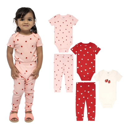 PEKKLE - Ensemble de 5 Pièces pour Enfant-Kids-5-piece-starter-set-blanc-Rose-fraise-Pink-Strawberry-1927300-1974587