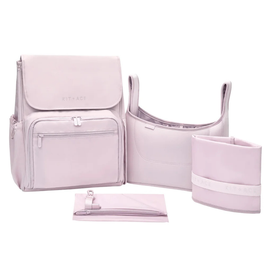 KIT+ACE - Ensemble de Sac à Langer-Baby-Bag-Set-Rose-Pink-1992196-2005221