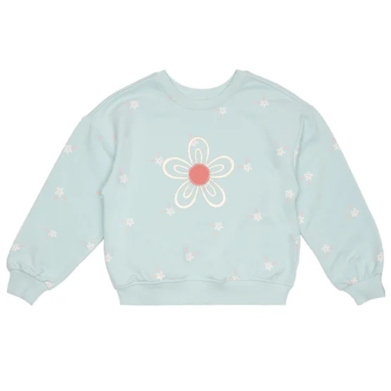 PEKKLE - Ensemble 2 Pièces pour Fille-Girls-2-piece-jogger-set-Vert-Marguerite-Green-daisy-1168899-1981679