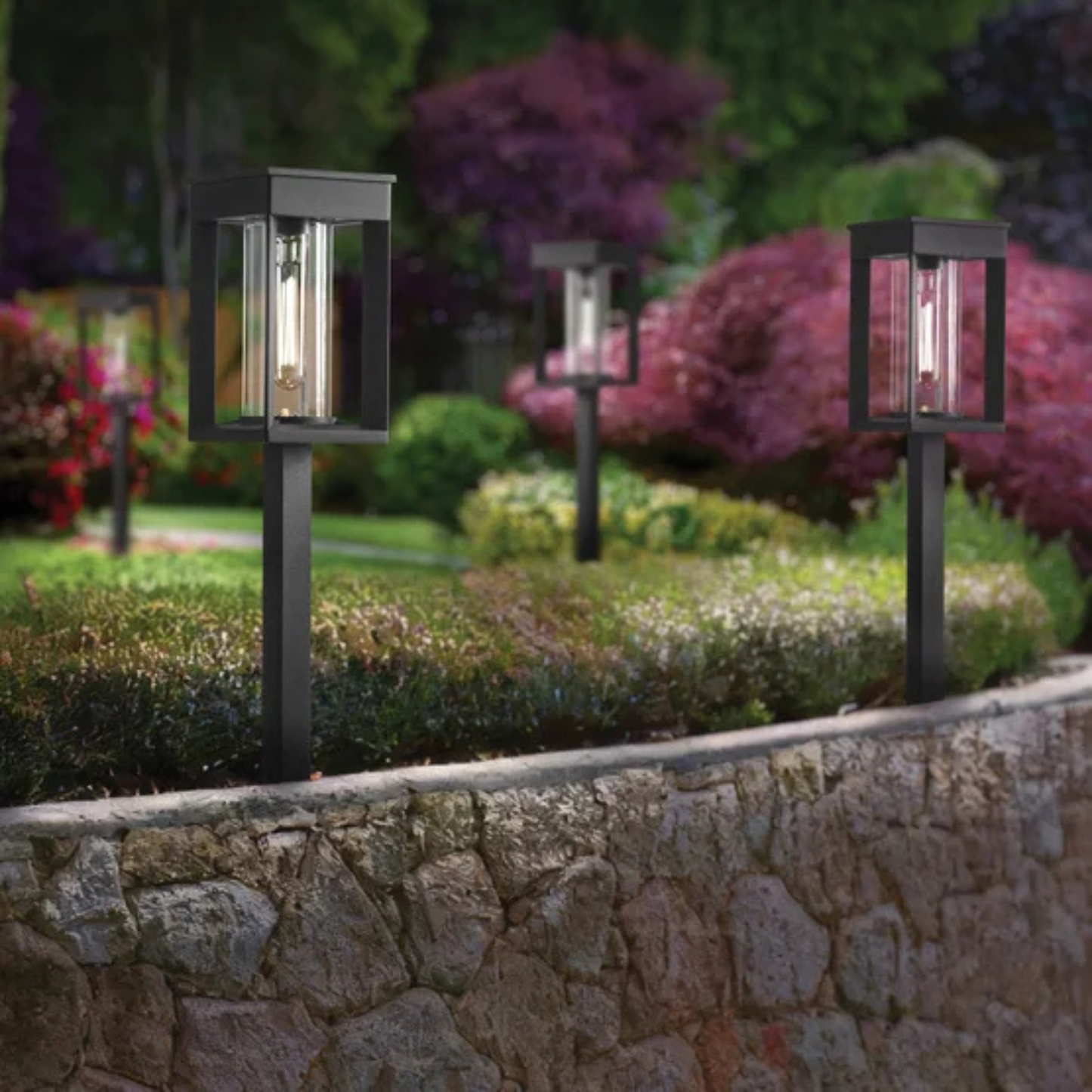 NATURALLY SOLAR - Ensemble de 4 Luminaires Solaires de Parterre à Del-4-pack-Solar-LED-Pathway-Lights-1937955