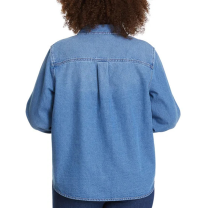 LUCKY BRAND - Chemise en Jeans pour Femme-Womens-Denim-Shirt-Bleu-Blue-1914050- 1926674
