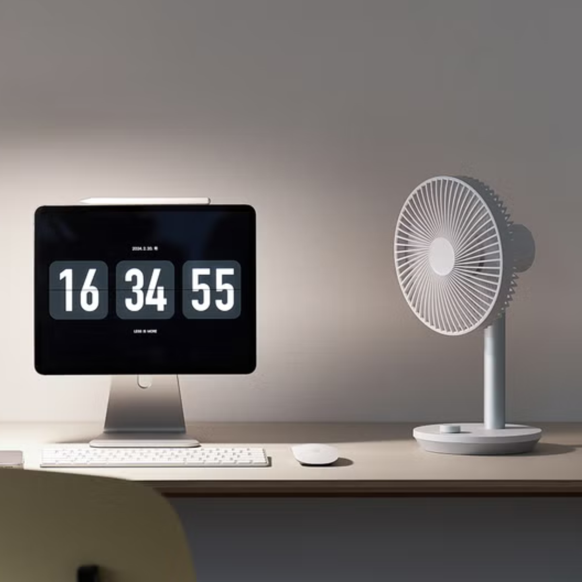 LUMENA - Ensemble de 2 Ventilateurs Sans Fil Haut de Gamme | 2-Pack Premium Cordless Fans