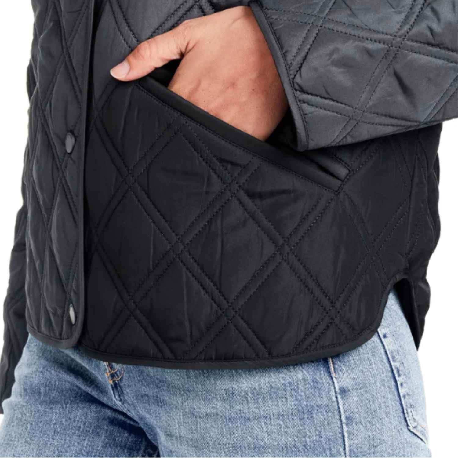 WEATHERPROOF - Veste Matelassée sans Col pour Femme-Womens-Collarless-Quilted-Jacket-Noir-Black-1184402-1973876