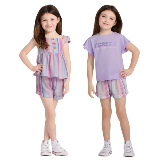 CALVIN KLEIN - Ensemble 3 Pièces pour Fille-Girls-3-Piece-Set-Mauve-Purple-8324400
