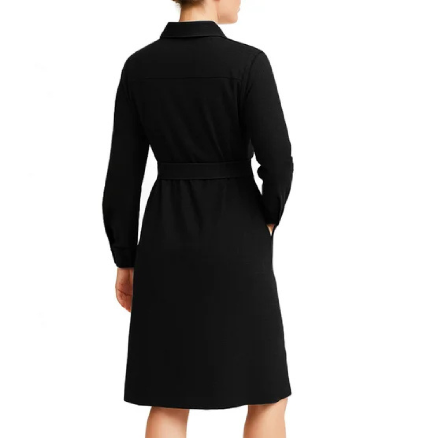 KERSH - Robe à Manches Longues pour Femme-Womens-Long-Sleeve-Dress-Noir-Black-1942127-1942122