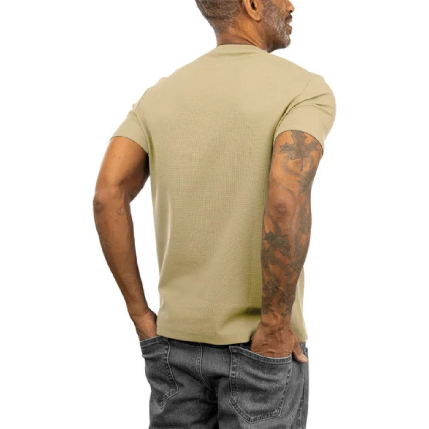 CALVIN KLEIN - Chandail à Manches Courtes pour Homme-Mens-T-Shirt-Beige-1957356-1977482