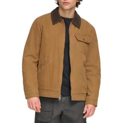 LEVI'S - Veste en Toile pour Homme-Mens-Canvas-Jacket-Brun-Brown-9027702-1961473
