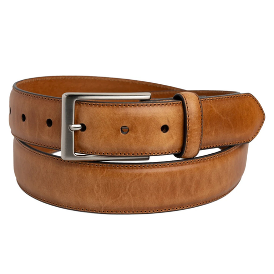VINCE CAMUTO -  Ceinture en Cuir pour Homme-Mens-Leather-Belt-Brun-Brown-1969087-1994624