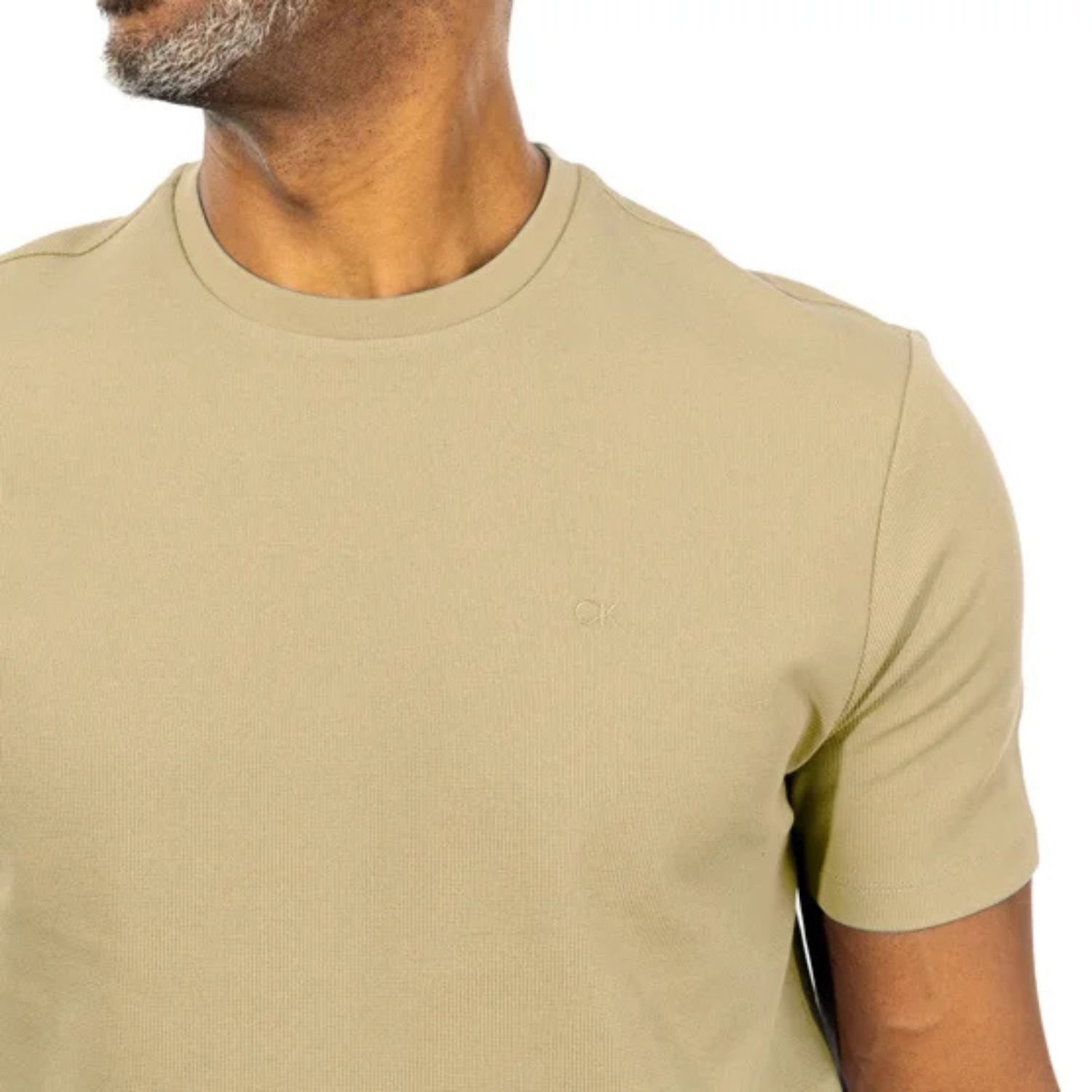 CALVIN KLEIN - Chandail à Manches Courtes pour Homme-Mens-T-Shirt-Beige-1957356-1977482