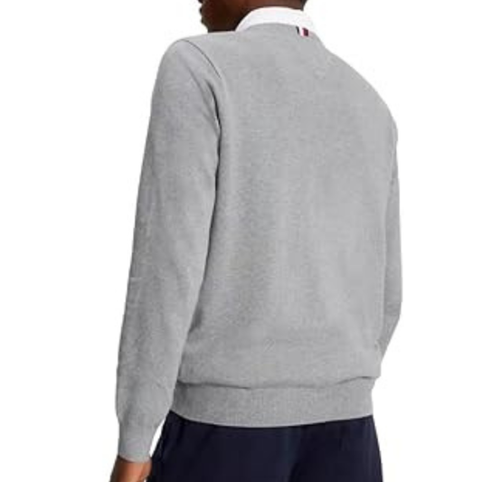 TOMMY HILFIGER - Chandail Col Rond pour Homme-Mens-Crewneck-Gris-Grey-1719895