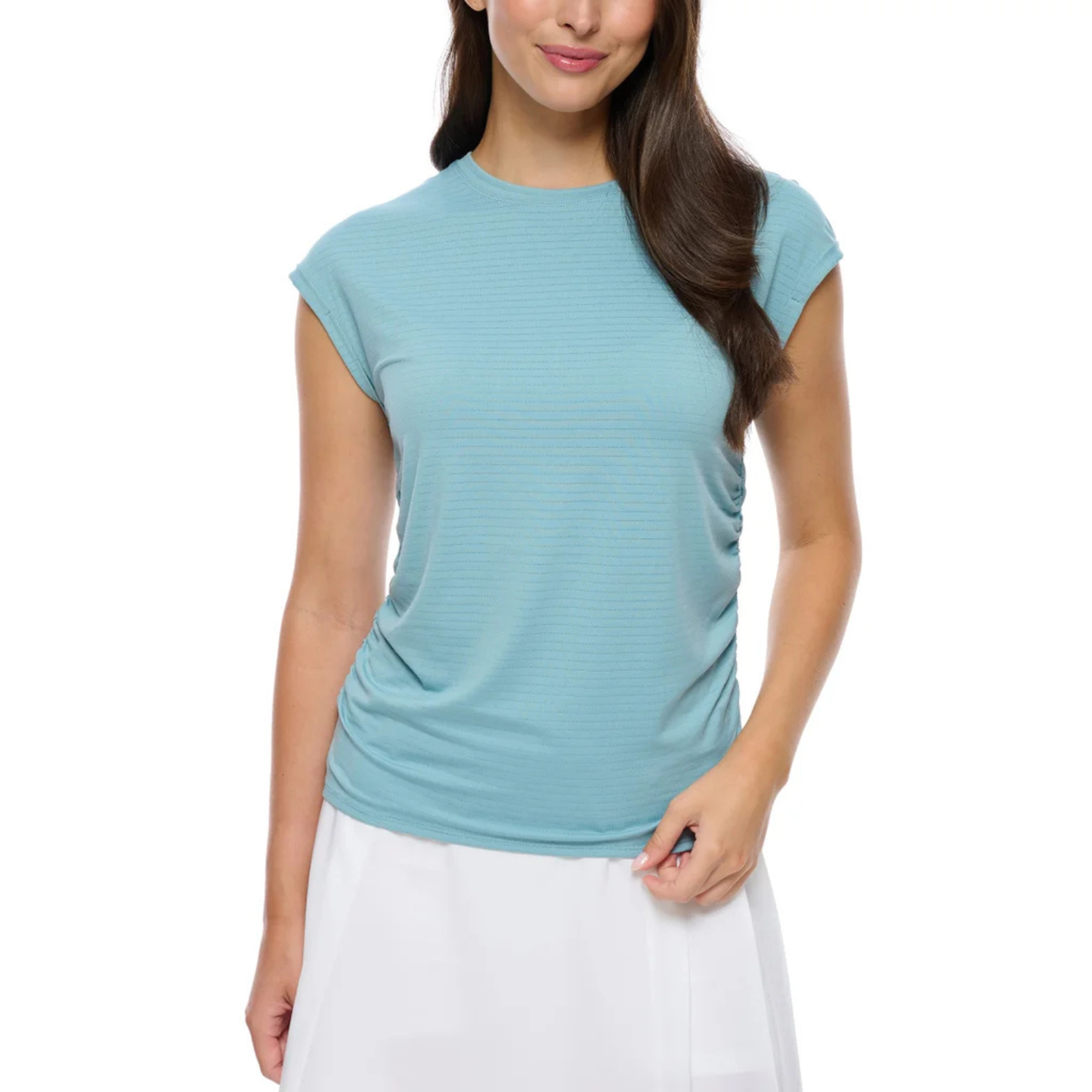LOLË - Chandail Léger pour Femme-Womens-T-Shirt-Bleu-Blue-1180144-1951359