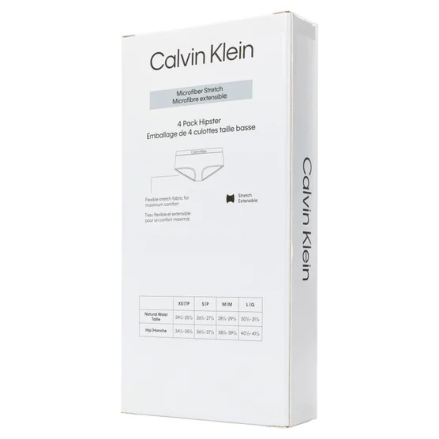 CALVIN KLEIN - Paquet de 4 Culottes Taille Basse pour Femme-4-Pack-Womens-Hipster-Noir-Beige-Gris-Multi-Black-Grey-1995430-1973455