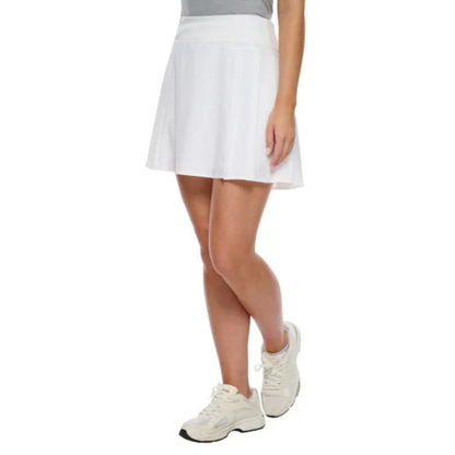 LOLË - Jupe-Short Plissé pour Femme-Womens-Pleated-Skort-Blanc-White-1969453-1980440