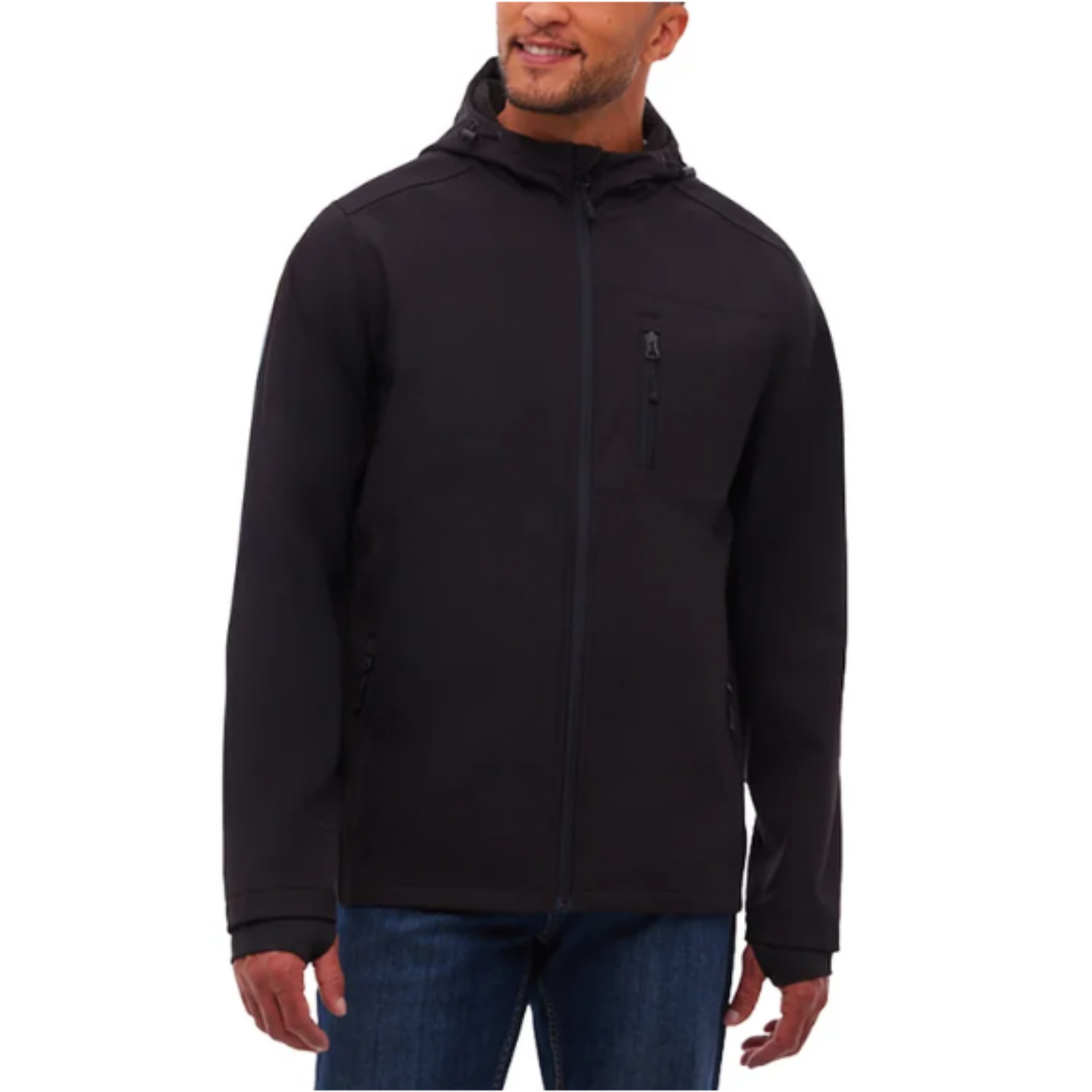 BENCH - Manteau Coquille Souple pour Homme-Mens-Softshell-Jacket-Noir-Black-1442002-1958691