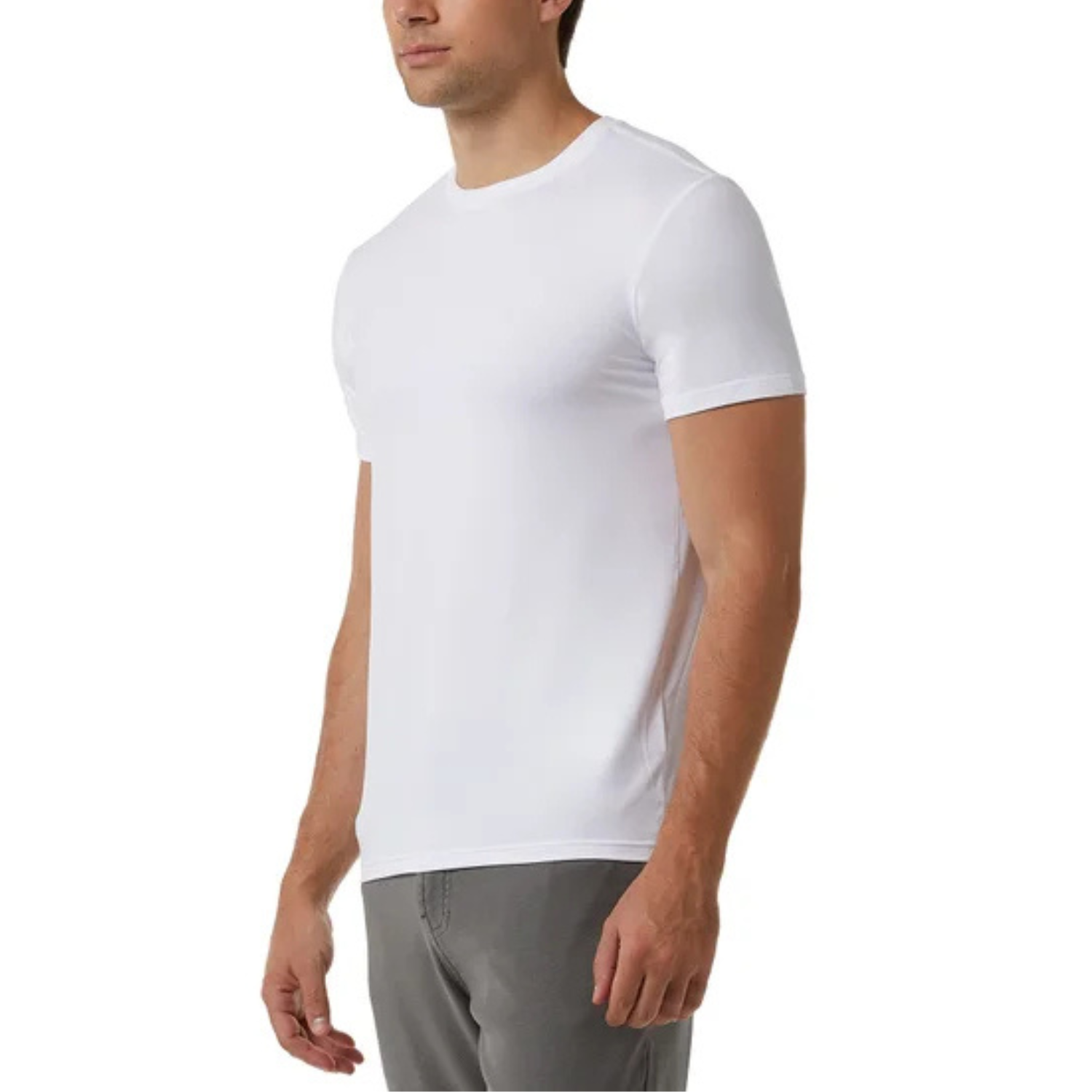 32° COOL -  Paquet de 4 Chandails Manches Courtes pour Homme-Mens-4-Pack-Short-Sleeve-t-Shirt-Blanc-White-5679040-1878924