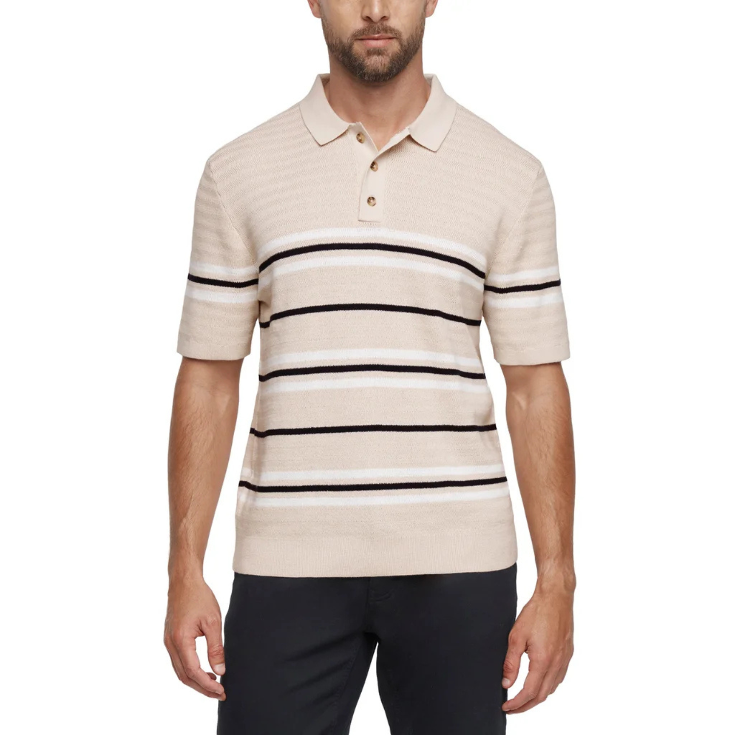 BANANA REPUBLIC - Polo Manches Courtes pour Homme-Mens-Short-Sleeve-Polo-Beige-1997367-1968278