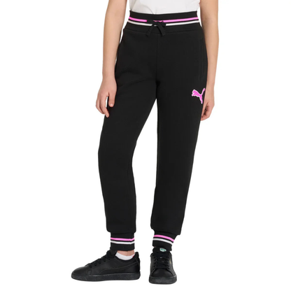 PUMA - Pantalon en Molleton pour Enfant-Kids-Joggers-Noir-Black-6026000